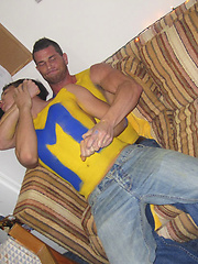 Drunk Frat boys suck each other off