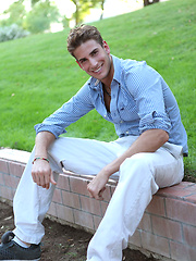 Hot blond college boy naked