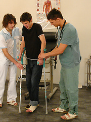 Yuri, Rado and Mirek - midical examination