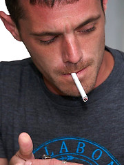 Brett Bradley strokes dick