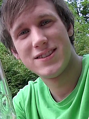 Czech Hunter 49. Czech boy sucking off cock outdoors.