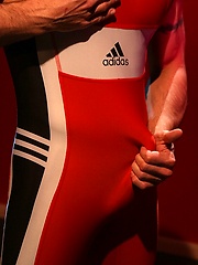 Ben Solo. Bald hunk jacking off