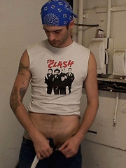 Horny Punk Lets His Hair Down