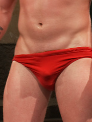 Two studs going at it, a prelim for the tag team match.