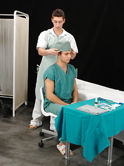 Euro doctors horny threesome