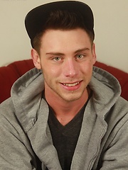Gorgeous college boy Stephen Charles masturbating.
