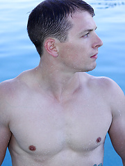 Masculed jock Bob wanking off his dick