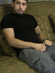 Hot stud Aron masturbates