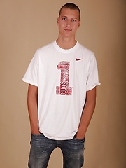 Uncut Morgan shows off his smooth athletic body.