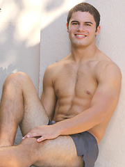 Scott shows his perfect ripped body