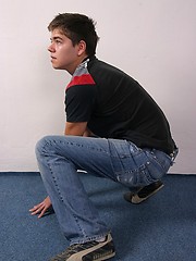 Twink stripping down infront of the camera