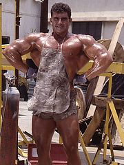 Bodybuilder Bruce Emory naked