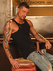 Tamas Eszterhazy shows cock