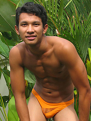 Hot Gene strips outdoors
