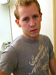 College twink jacking off dick