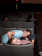 These boys love movies and sucking cock