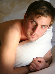 Justen jerking off dick