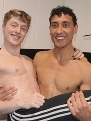 Kaleb and Justin's HOT Hookup - BTS