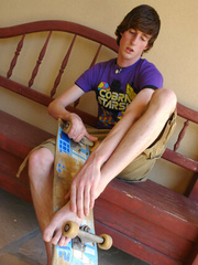 Skater Boy Boner Stroking