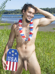 Proud Bi-Sexual 8" Javier Gonzalez is Back! Latin Sex God, Shows Hole, Long Piss Riverside & Big Juicy Load!