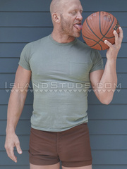 6'6" Muscle God Daddy, Concrete Coen Drinks His Pee, Basketball Nude, Growls & Blasts Loads only here!