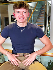 Young Handsome Teen gets Manhandled & his Hard Uncut Cock Shoots Cum!