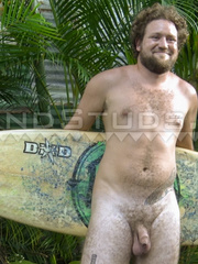 Big Berke: Uncut Hairy Missouri Pig Farmer, 6'1", 210 lbs, Works, Pees, Busts in Hawaii!