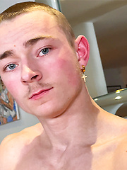 Straight Ripped Gymnast Caspian Shows Wanks his Uncut Cock & Shoots Cum Everywhere!