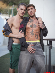 Hot hung boys Kosta Viking and Zac Solan fuck