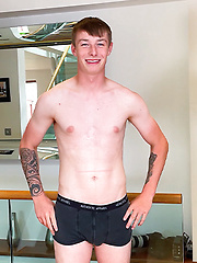 Young Slim & Lean Lad Wanks his Monster Thick Uncut Cock & Cums Bucket Loads!