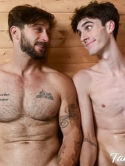 Step-Son Sauna Sneak