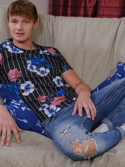 Antony Carter strokes his dick