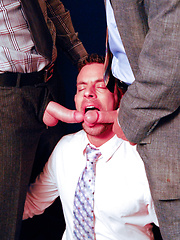 Suited Threesome!