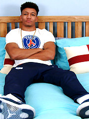 Young Straight Footballer Tyler