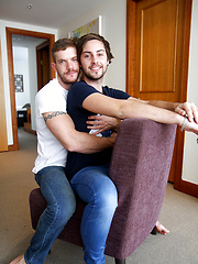 Aussie boys Skippy Baxter and Scott Tyler's first hook up