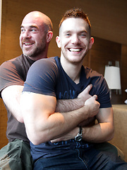 Aussie muscle daddy Alex McEwan drills my mate Skippy