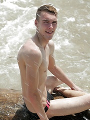 Outdoors: Beach-Time Fun For Mike James As He Sucks & Fucks Devon LeBron’s Mammoth Black Dick!