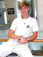 Young Handsome Hal Shows off his Tanned Lean Body & Wanks his Hard Uncut Cock & Cums!