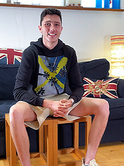 Young Straight & Tall Teen Shows off his Lean Body & Wanks his Big Uncut Cock & Cums Everywhere!