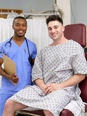 Unplugged - Michael fucked by Jake's black cock