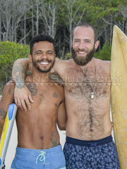 Brazil's Best Uncut Duo: Enzo & Felipe-Real Lovers Suck, Pe x2, Soccer Surf Nude, & Jerk Each Other OFF!