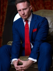 Stained Red Tie