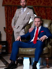 Stained Red Tie