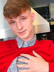 Young Slim & Handsome Teen 1st Ever Manhandling & his Big Uncut Cock is Rock Hard & Cums!