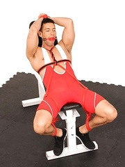 Skinny gay boy Garrett Kinsley solo photoshoot