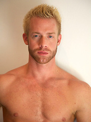 Christopher Caan jacking off his big uncut cock